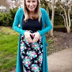 Floral Pencil Skirt LuLaRoe Cassie